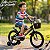 Bicicleta Infantil Aro 16 Preta Com Rodinhas De Apoio Cestinha Dianteira Paralamas E Protetor De Corrente - Imagem 4