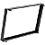Moldura Painel 2 Din Honda New Fit 09 a 15 City 09 a 14 Fit DX 09 a 12 Preta AP534 Multimídia - Imagem 2