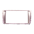 Moldura Painel 2 Din Toyota Hilux 2012 a 2016 Prata para Central Multimídia e DVD AP669 - Imagem 3