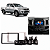 Moldura Painel 2 Din Toyota Hilux 2012 a 2016 Prata para Central Multimídia e DVD AP669 - Imagem 1