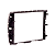 Moldura Painel 2 Din Toyota Hilux 2012 a 2016 Prata para Central Multimídia e DVD AP669 - Imagem 5
