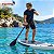 Remo Stand Up Paddle Sup Ajustável 165 A 208cm Alumínio Tripartido Desmontável 3 Peças Preto - Imagem 8