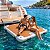 Plataforma Flutuante Inflável 180x150cm Para Lancha Iate Barco Com Escada Bomba Elétrica E Acessórios - Imagem 3