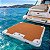 Plataforma Flutuante Inflável 180x150cm Para Lancha Iate Barco Com Escada Bomba Elétrica E Acessórios - Imagem 6