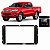 Moldura Central Multimídia Painel 2 Din Toyota Etios 12 a 18 Hilux 12 a 17 Corolla GLI 15 a 17 Preta AP704 - Imagem 1