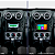 Moldura Painel Multimídia 2 Din Ford Ecosport Fiesta VW Fox Golf Polo Bora Spacefox Crossfox Preta AP485 Expex - Imagem 5