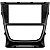 Moldura Automotiva para Central Multimídia Gol G5 Saveiro G5 Voyage G5 2009 a 2013 Preta AP546 - Imagem 3
