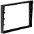 Moldura Painel Multimídia 2 Din Chevrolet Corsa 2003 a 2012 Meriva Montana Vectra 2006 a 2012 Preta Automotivo - Imagem 2