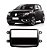 Moldura Central Multimídia Painel 1 Din 2 Din Renault Kwid Captur Sandero Logan Duster Preta AP1099 - EXPEX - Imagem 1