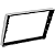Moldura para Central Multimídia Painel 2 Din Corsa Hatch Sedan Meriva Montana 03 a 12 Vectra 06 a 12 - Imagem 5