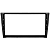 Moldura para Central Multimídia Painel 2 Din Corsa Hatch Sedan Meriva Montana 03 a 12 Vectra 06 a 12 - Imagem 3