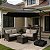 Ombrelone Lateral Preto 3 Metros Com Base Manivela E Proteção Uv Para Jardim Piscina Varanda E Área Gourmet - Imagem 5