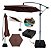 Ombrelone Lateral Terracota 3 Metros Com Base Manivela E Proteção Uv Para Jardim Piscina E Área Gourmet - Imagem 1