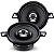 Kit Alto Falante Hertz DCX 87 Coaxial 3,5 Polegadas 60W RMS 2 Vias Hi-Fi Preto Som Automotivo Para Painel - Imagem 1