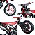 Mini Moto Cross Dirt Bike 49cc Vermelha A Gasolina Com Partida Elétrica Freios A Disco E Transmissão Cvt - Imagem 8