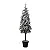 Arvore de Natal com Neve. Cordao de LED incluso - Imagem 1