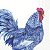 Guardanapos Farmhouse Blue Plumage - Importados da Alemanha - Imagem 1
