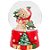 Globo de Neve Urso Natalino - Importado da Alemanha - Imagem 1