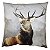 Capa de Almofada Decorativa 45x45 - Estampa de Veado - Importado da Alemanha - Imagem 1