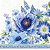 Guardanapo Unitario para Decoupage - SPRINGTIME BLUES - Imagem 1