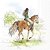 Guardanapo Unitario para Decoupage - RIDING - Imagem 1