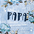 Guardanapo Unitario para Decoupage - PAPA BLUE - Imagem 1