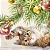 Guardanapo Unitario para Decoupage - CHRISTMAS CAT - Imagem 1