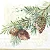 Guardanapo Unitario para Decoupage - DECORATIVE BRANCHES - Imagem 1