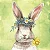 Guardanapo Unitario para Decoupage - EASTERFRIENDS 'BUNNY' - Imagem 1