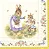 Guardanapo Unitario para Decoupage - SPRING FANTASY EASTER (V&B) - Imagem 1