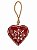Coração Vermelho Tirol - 9 cm - Importado da Alemanha - Imagem 1