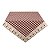 Toalha de Mesa Red Beige Diamond and Deer 150x150 cm - Imagem 1