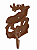 Gancho Decorativo Veado - Importado da Alemanha - Imagem 3