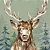 Guardanapo Unitario - THE WOODLAND KING - Imagem 1