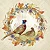 Guardanapo Unitario - PHEASANT WREATH - Imagem 1