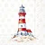 Guardanapo Unitario - LIGHTHOUSE - Imagem 1