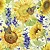 Guardanapo Unitario - SUNFLOWER AND LARKSPUR - Imagem 1