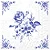 Guardanapo Unitario - ROSE ON TILE - Imagem 1