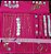 Kit rosa com 54 peças de semijoias + mostruário - Imagem 2