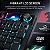 TECLADO CORSAIR VANGUARD AIR 99 WIRELESS LOW PROFILE OPTICAL MECANICO RGB OPX SWITCHES 8000HZ BLACK - Imagem 8