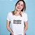 Baby Look Disciplina Branca - Imagem 2