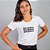 Baby Look Disciplina Branca - Imagem 1