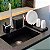Dispenser Detergente Esponja Suporte Preto Single Coza 500ml - Imagem 9
