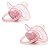 Kit 2 Chupeta para Bebê Ursinho Rosa Comfort Tamanho 1 Buba - Imagem 2