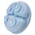Pratinho Silicone Azul Infantil Bebê com Ventosas Divisórias Buba - Imagem 3