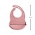 Kit Refeição Pratinho Ventosa Babador Colher Silicone Buba Rosa - Imagem 4