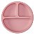 Kit Refeição Pratinho Ventosa Babador Colher Silicone Buba Rosa - Imagem 5