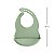 Kit Refeição Pratinho Ventosa Babador Colher Silicone Buba Verde - Imagem 4