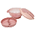 Kit Refeição Pote Com Divisória Talheres Ventosa Infantil Rosa Buba - Imagem 9