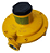 Regulador Gás 76511 Baixa Pressão 12 Kg/h Amarelo Aliança - Imagem 4